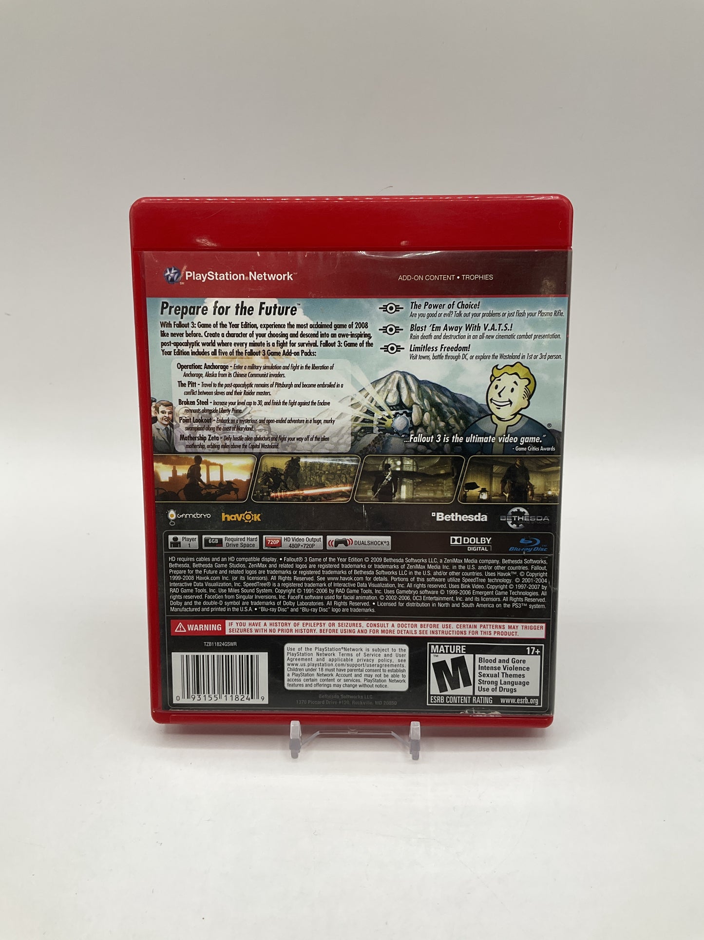 Fallout 3 [Game of the Year Greatest Hits] Playstation 3 Used