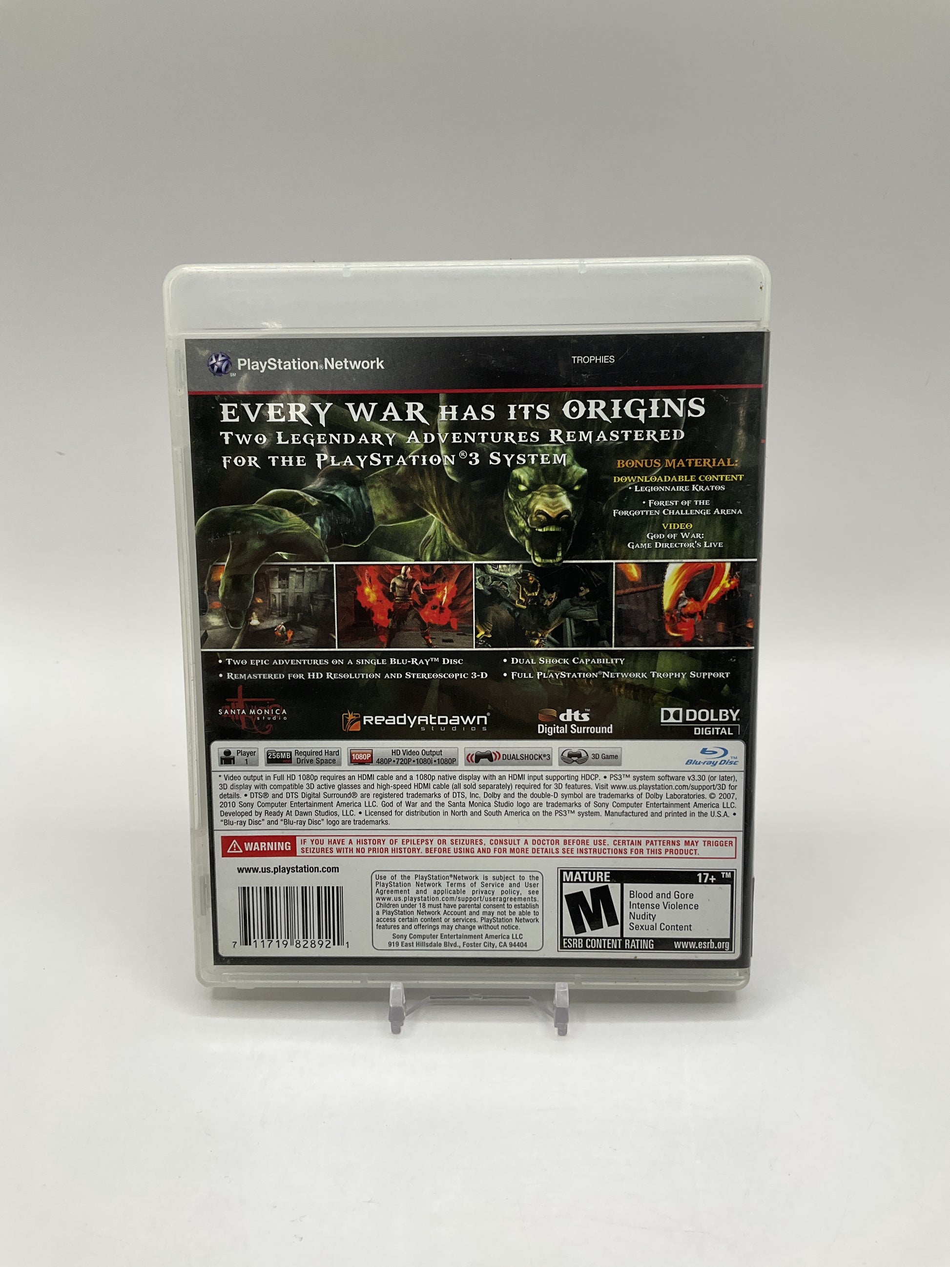 God of War Origins Collection Playstation 3 Used