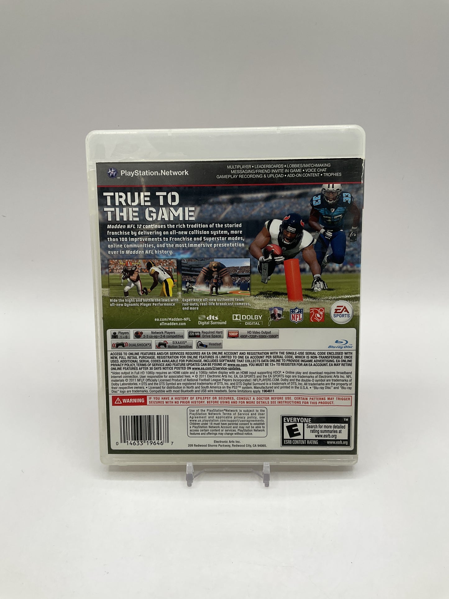 Madden NFL 12 Playstation 3 Used