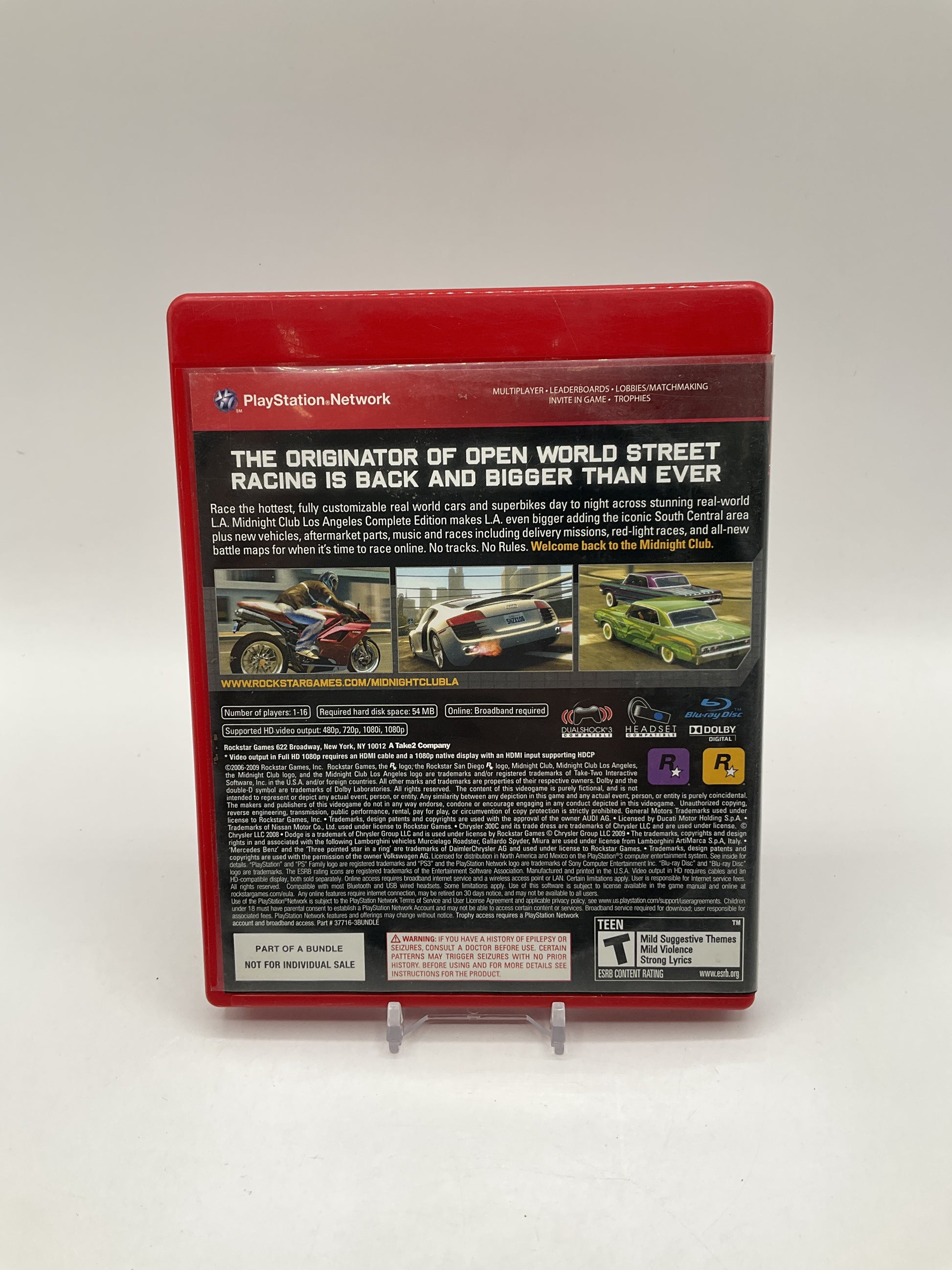 Midnight Club Los Angeles [Complete Edition] Playstation 3 Used