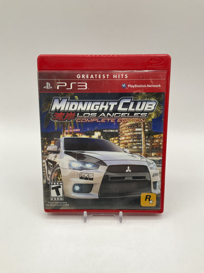 Midnight Club Los Angeles [Complete Edition] Playstation 3 Used