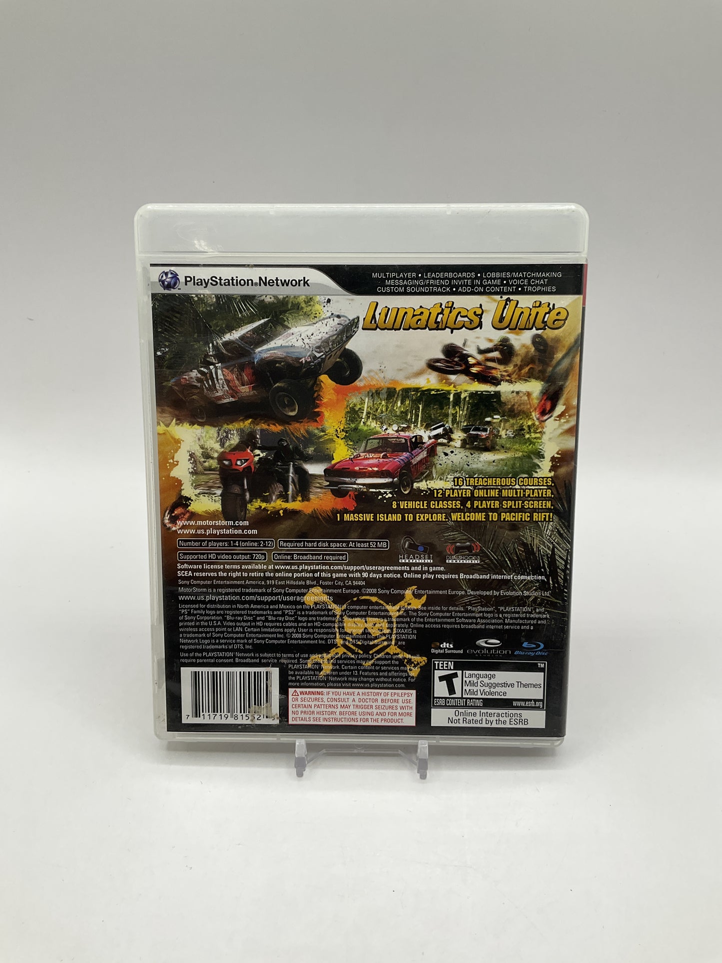 MotorStorm Pacific Rift Playstation 3 Used