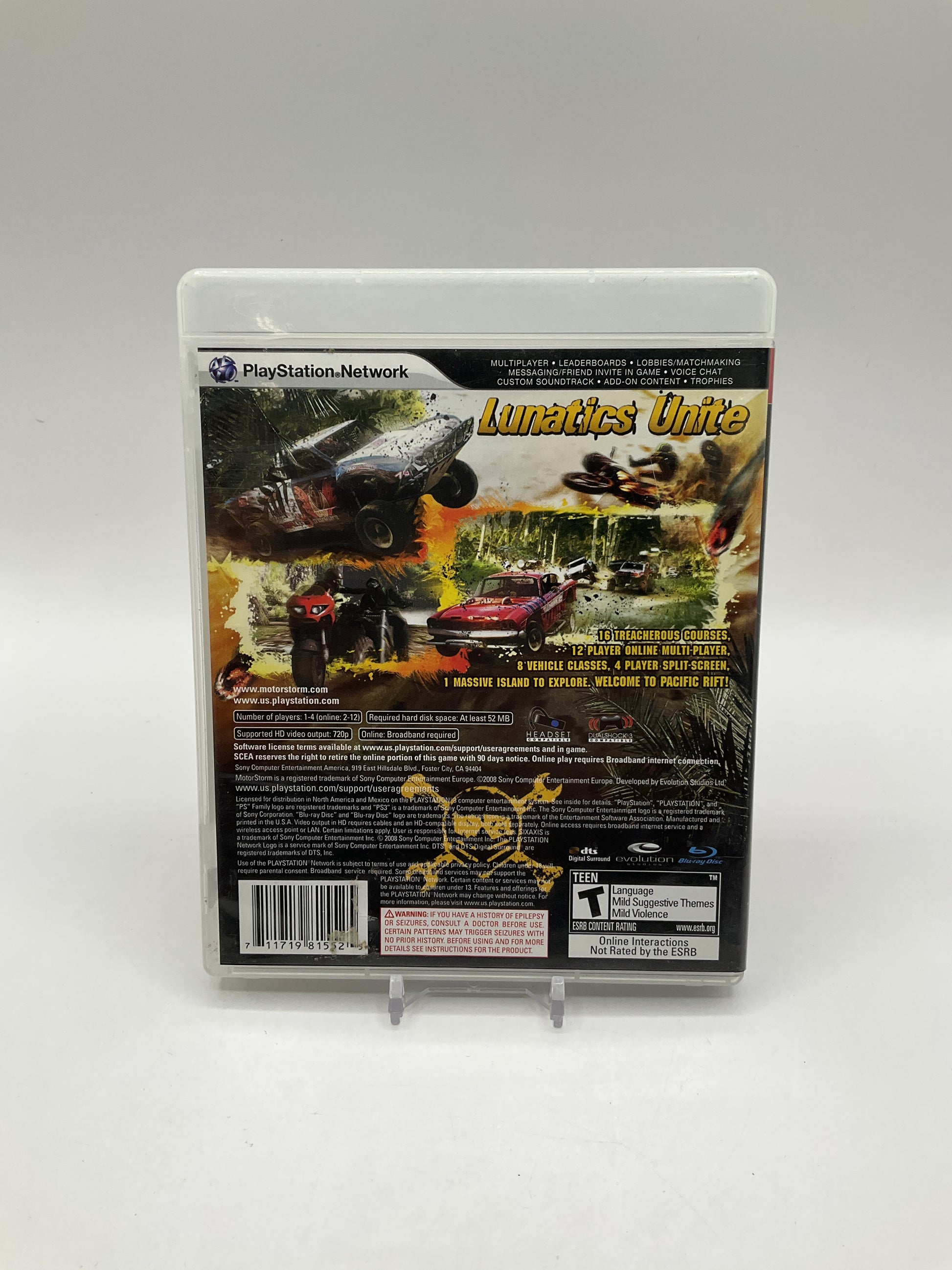MotorStorm Pacific Rift Playstation 3 Used