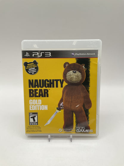 Naughty Bear: Gold Edition Playstation 3 Used