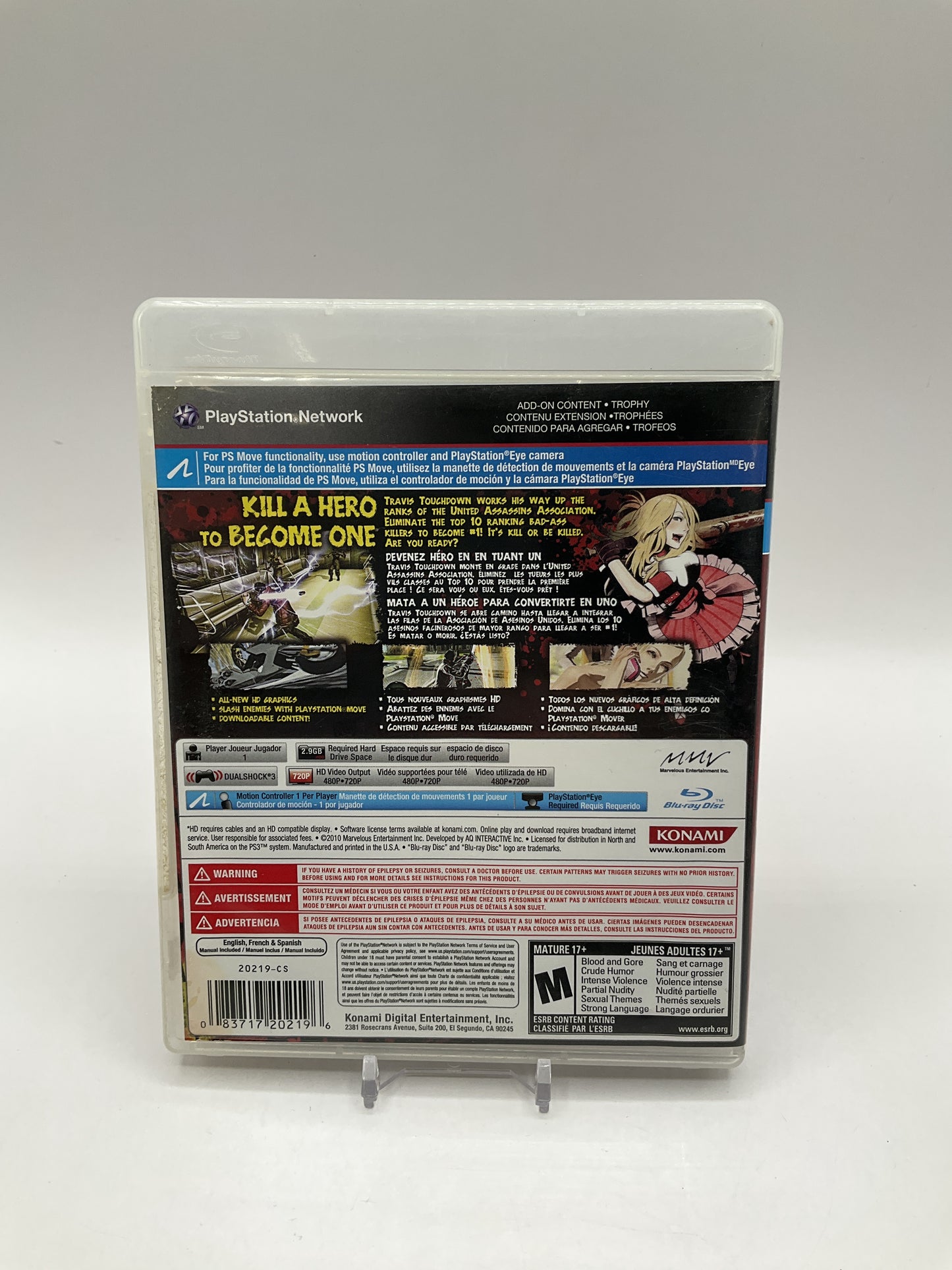 No More Heroes: Heroes' Paradise Playstation 3 Used