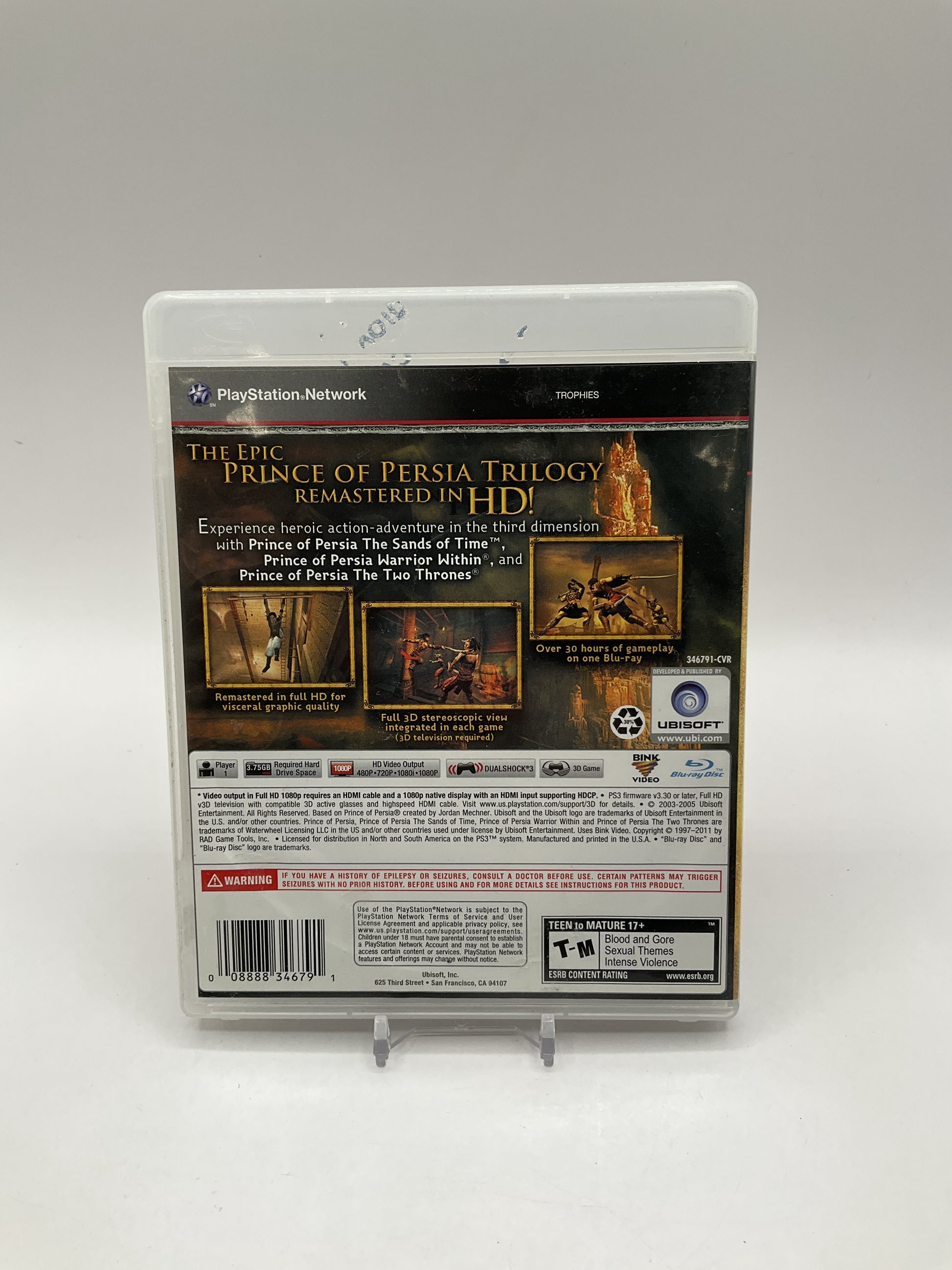 Prince of Persia Classic Trilogy HD Playstation 3 Used