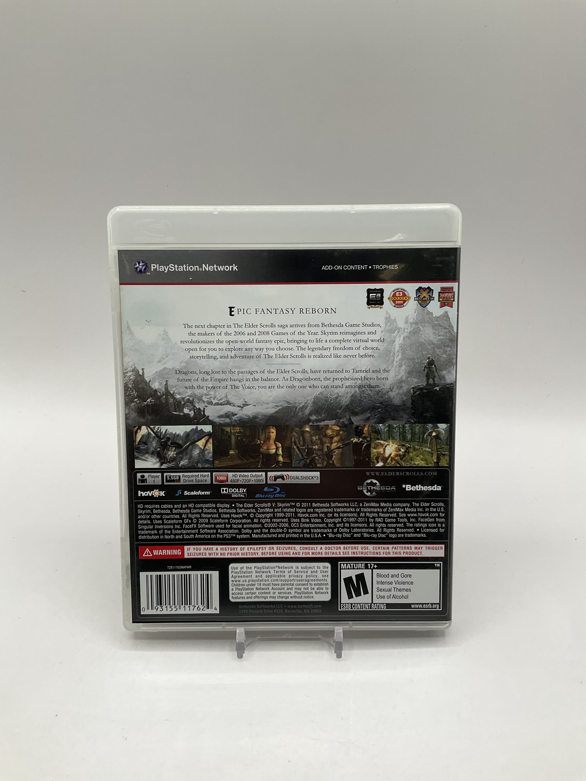 The Elder Scrolls V: Skyrim Playstation 3 Used #3