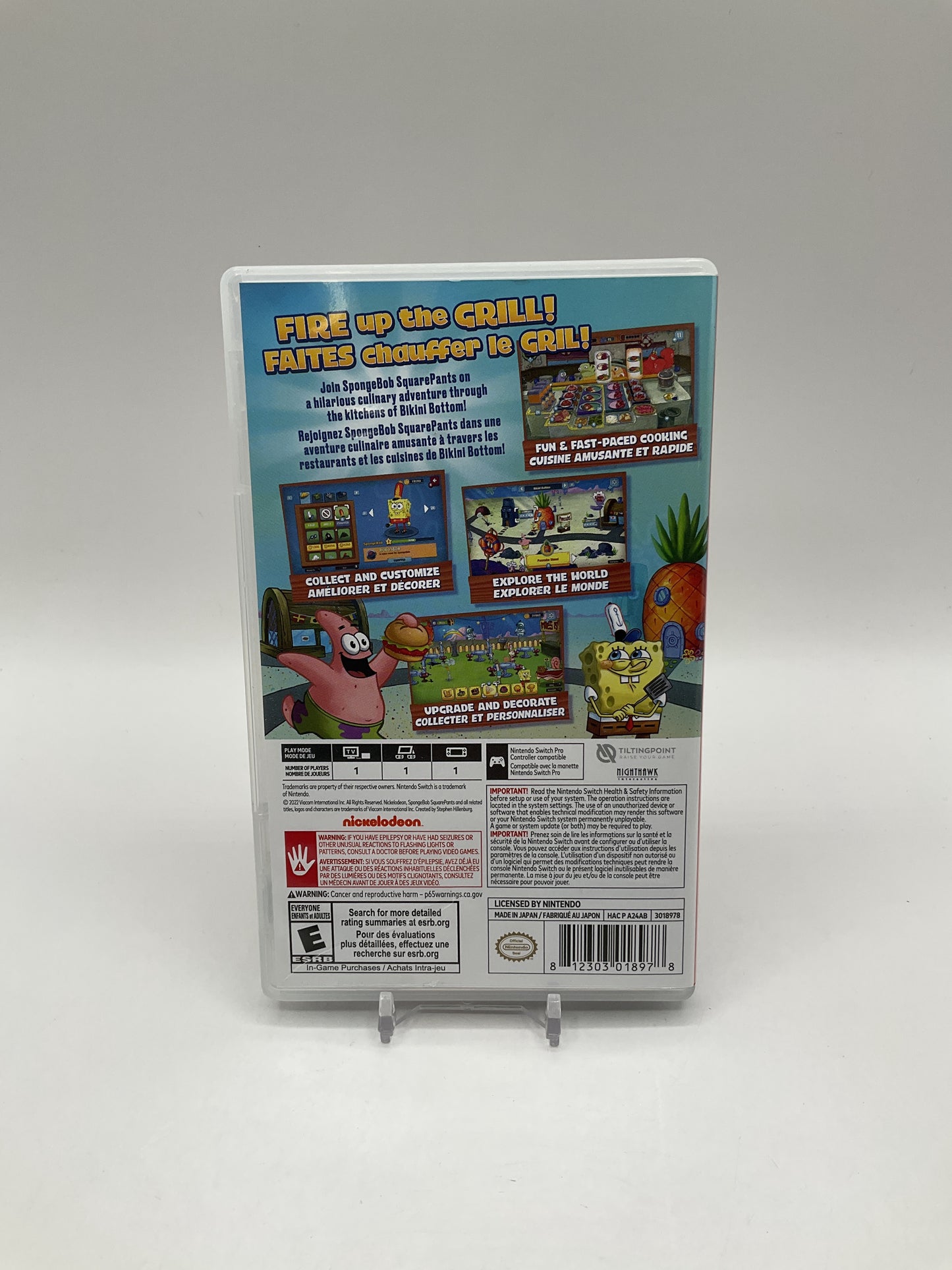 Spongebob: Krusty Cook-Off Extra Krusty Edition Nintendo Switch Used