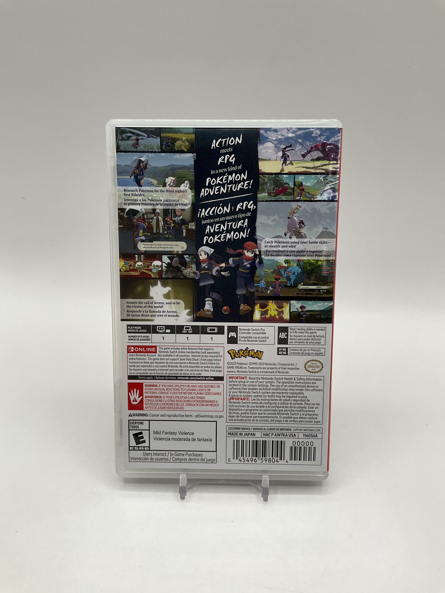 Pokemon Legends: Arceus Nintendo Switch Used