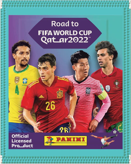 2022 Panini FIFA World Cup Qatar Soccer Sticker Collection Pack
