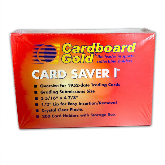 Cardboard Gold: Card Saver 1 200ct Box