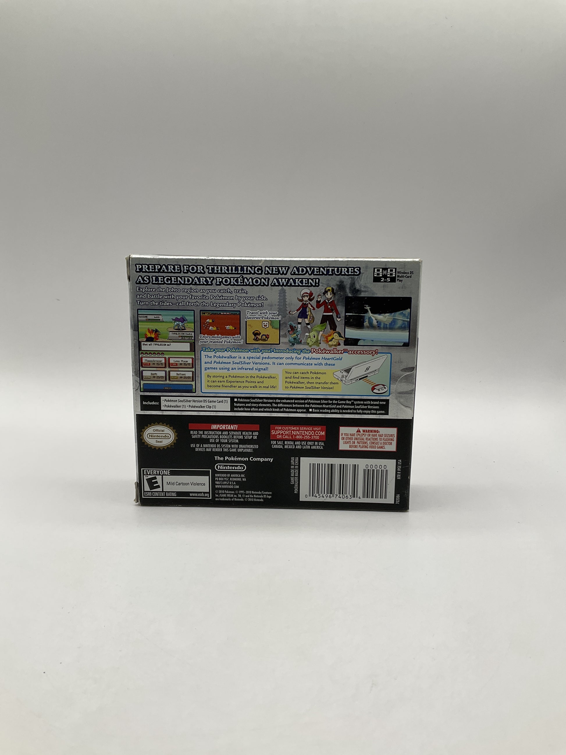 Pokemon SoulSilver Version NO POKEWALKER Nintendo DS