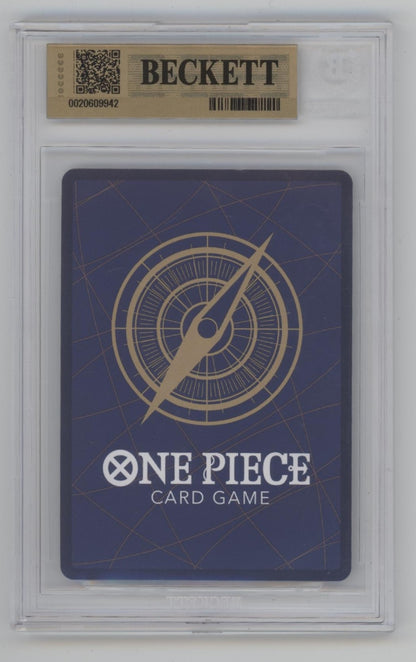 Dracule Mihawk One Piece Card Game OP12 #030 Beckett 10 Pristine