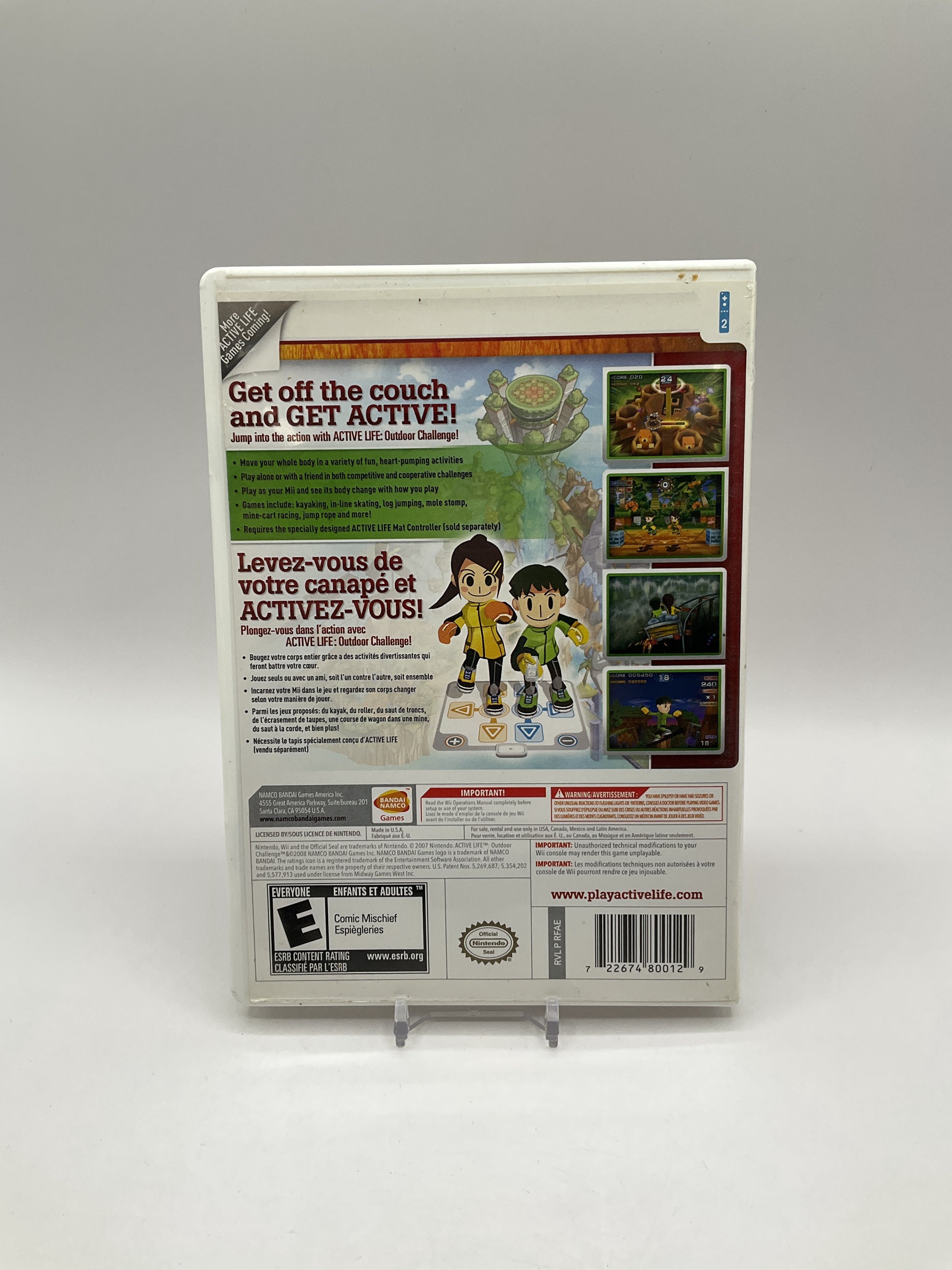 Active Life Outdoor Challenge Wii Used