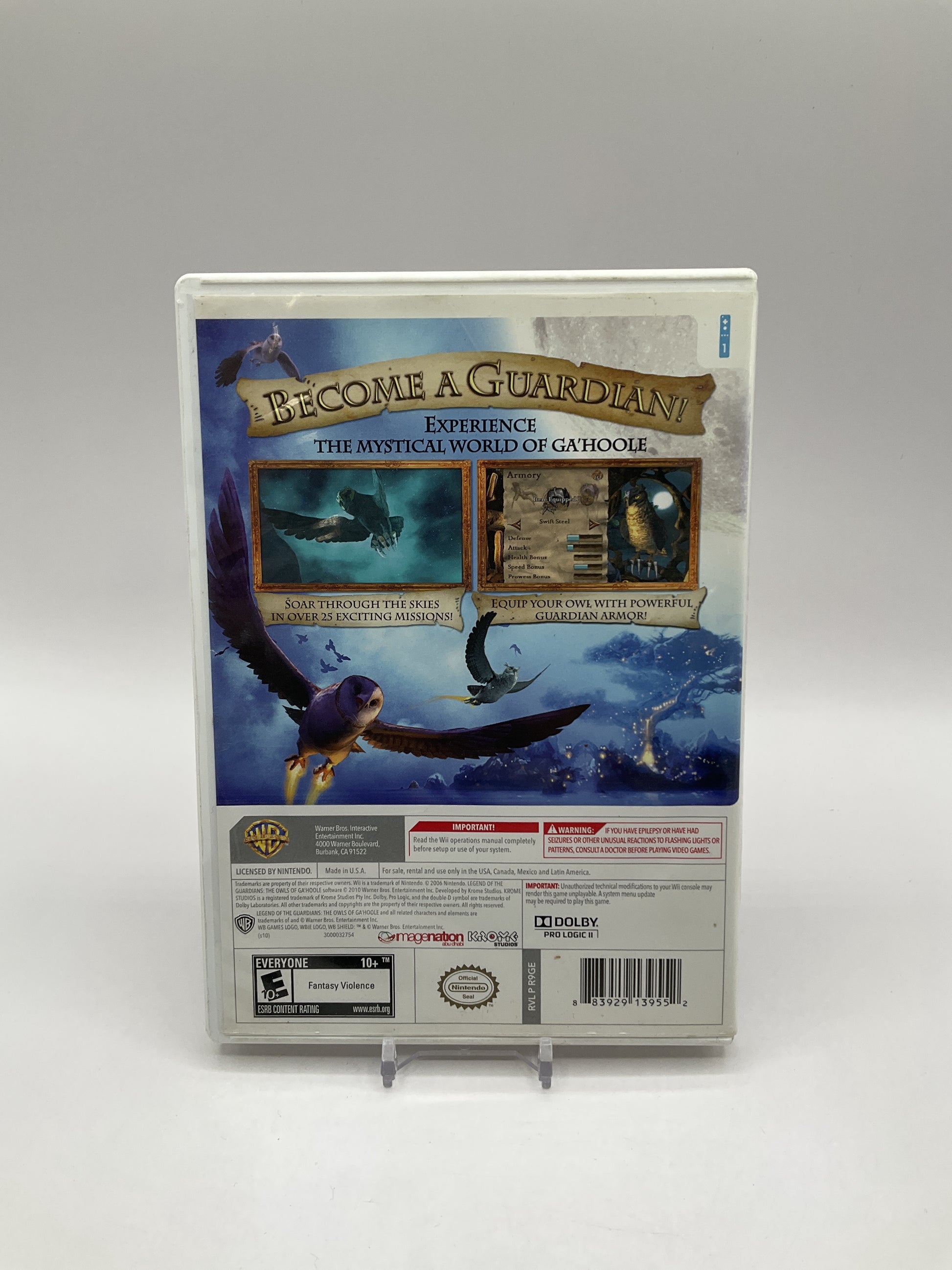 Legend of the Guardians: The Owls of Ga'Hoole Wii Used