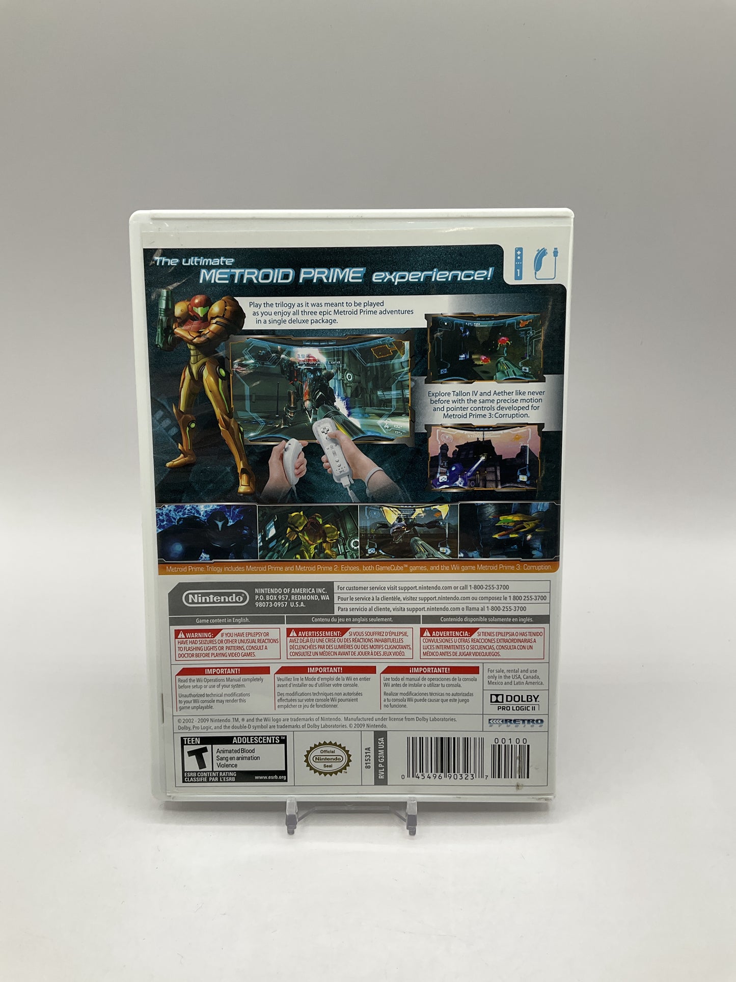 Metroid Prime Trilogy Wii Used