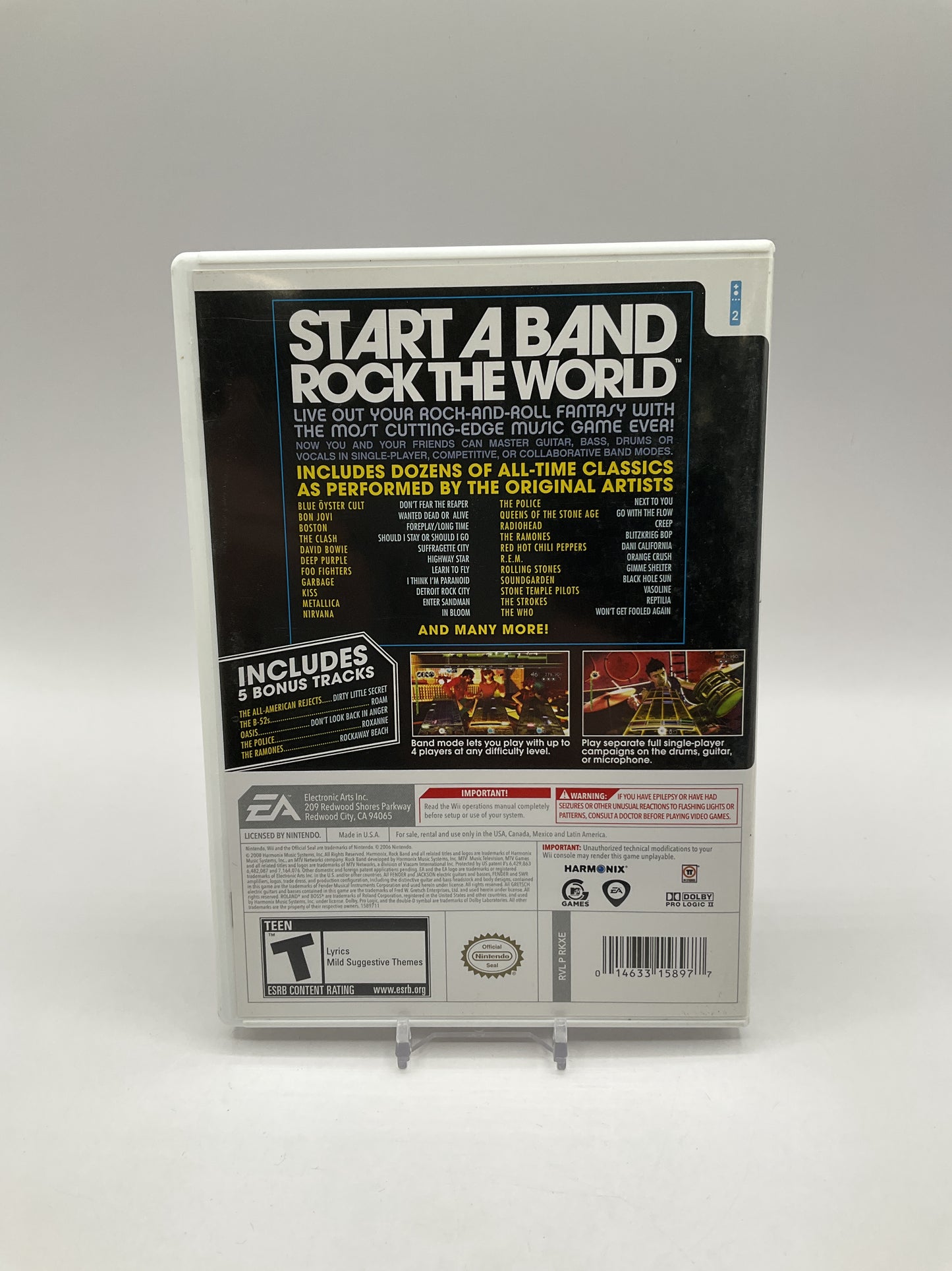 Rock Band Wii Used
