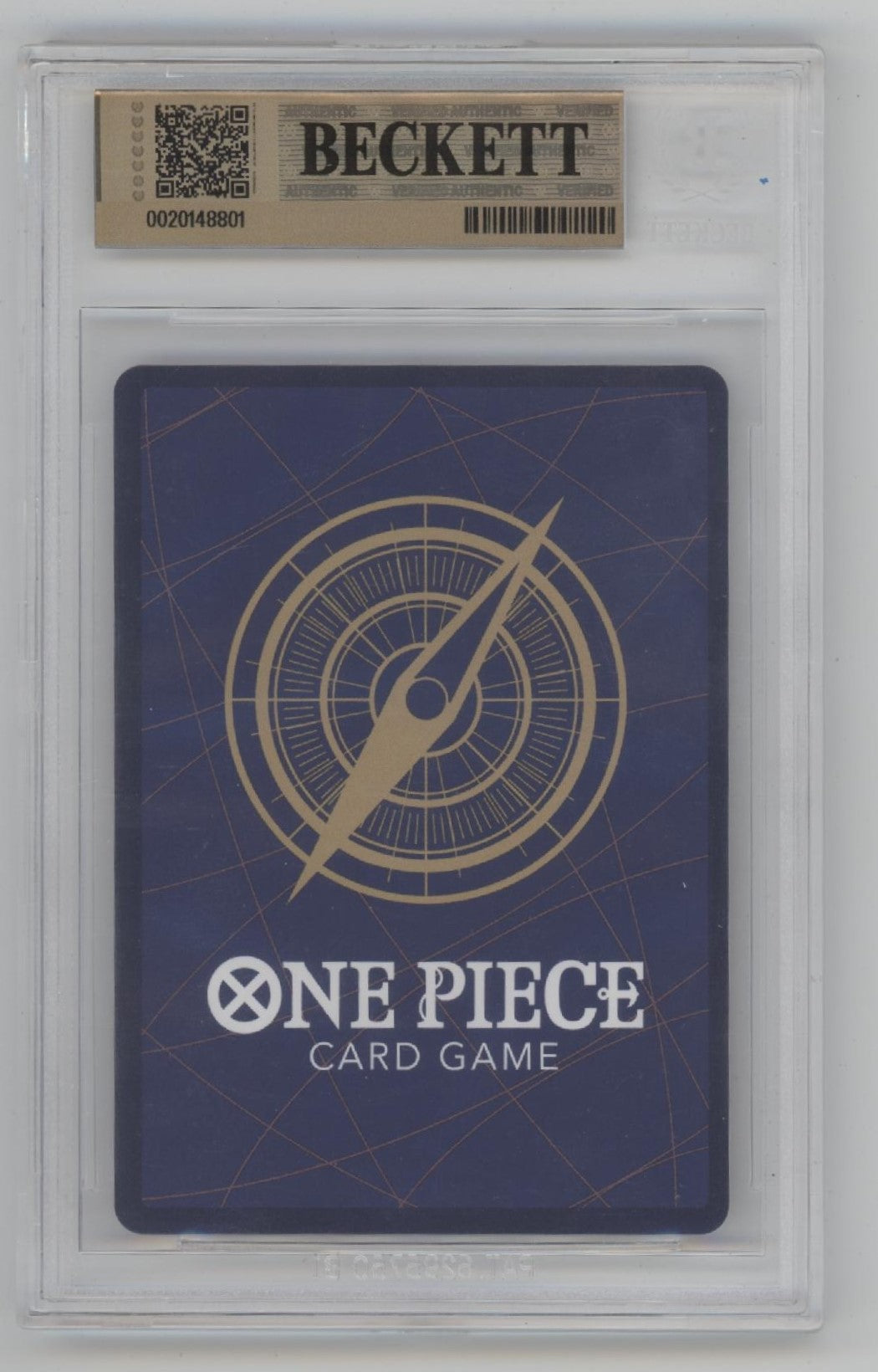 Monkey D Luffy One Piece Card Game OP13 Alternate Art #118 Beckett 9.5