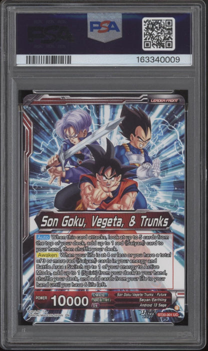 Super Saiyans United Dragon Ball Super Masters Special Leader Rare PSA 10
