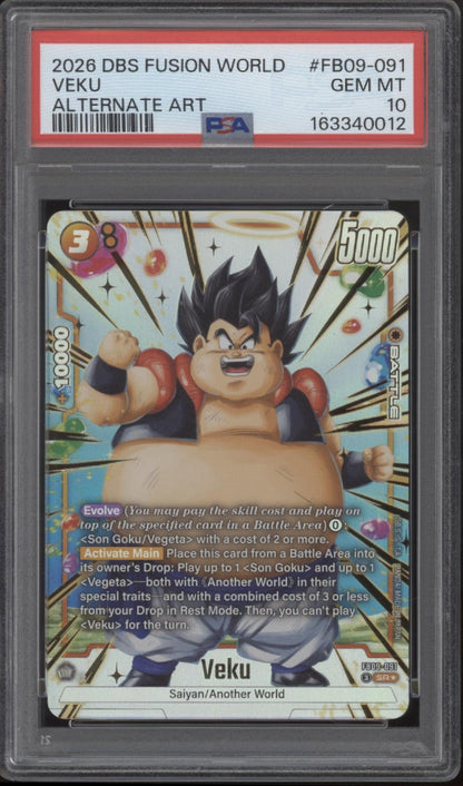 Veku Dragon Ball Super Fusion World Alternate Art PSA 10