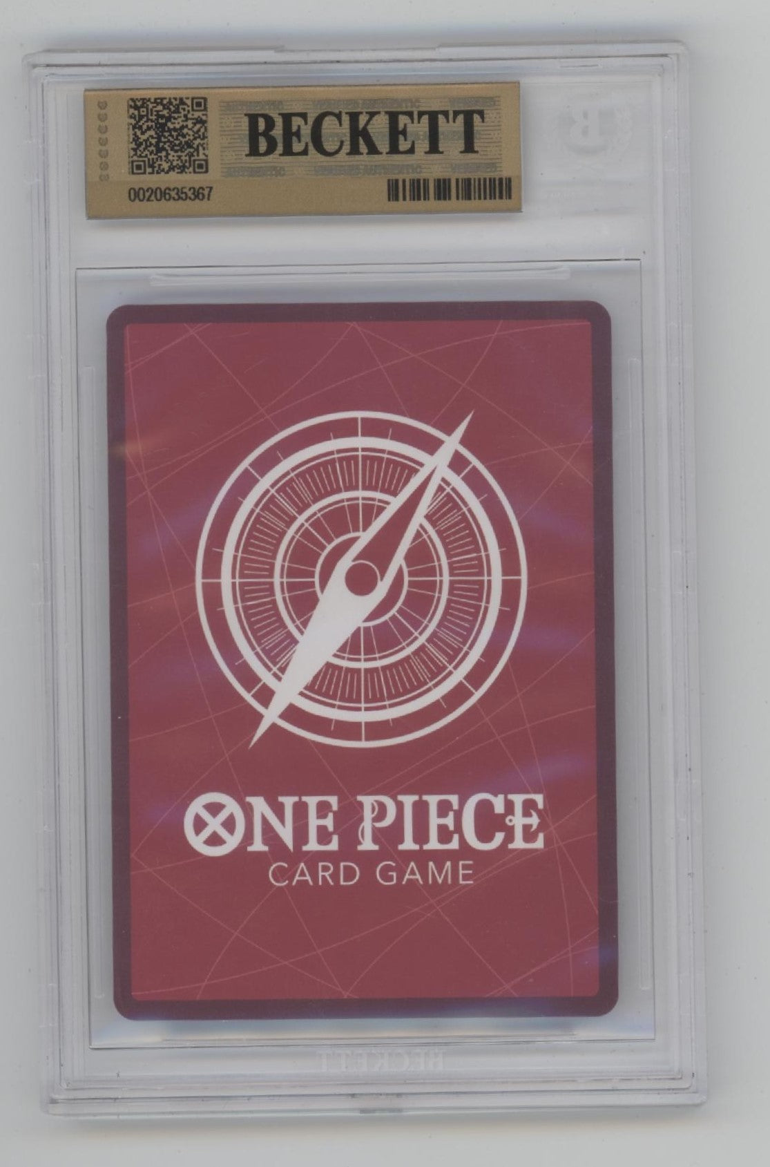 Monkey D Luffy One Piece Card Game Super Prerelease Deck Beckett 10 Pristine