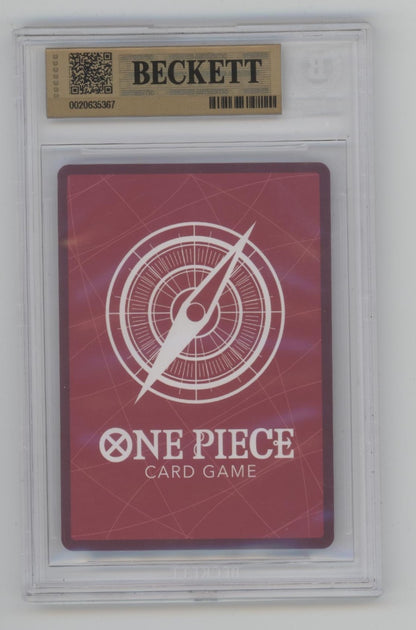 Monkey D Luffy One Piece Card Game Super Prerelease Deck Beckett 10 Pristine