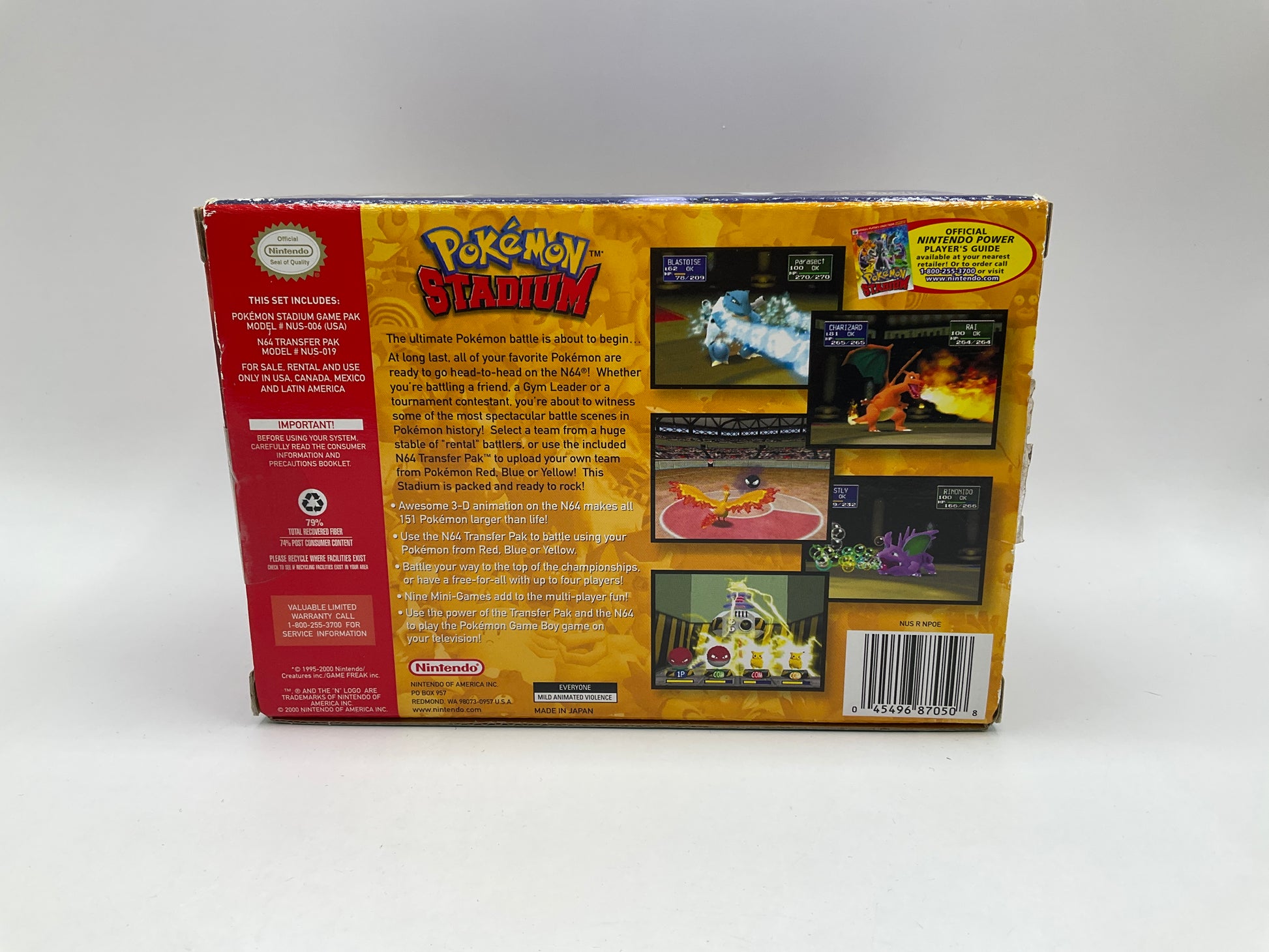 Pokemon Stadium Nintendo 64 CIB