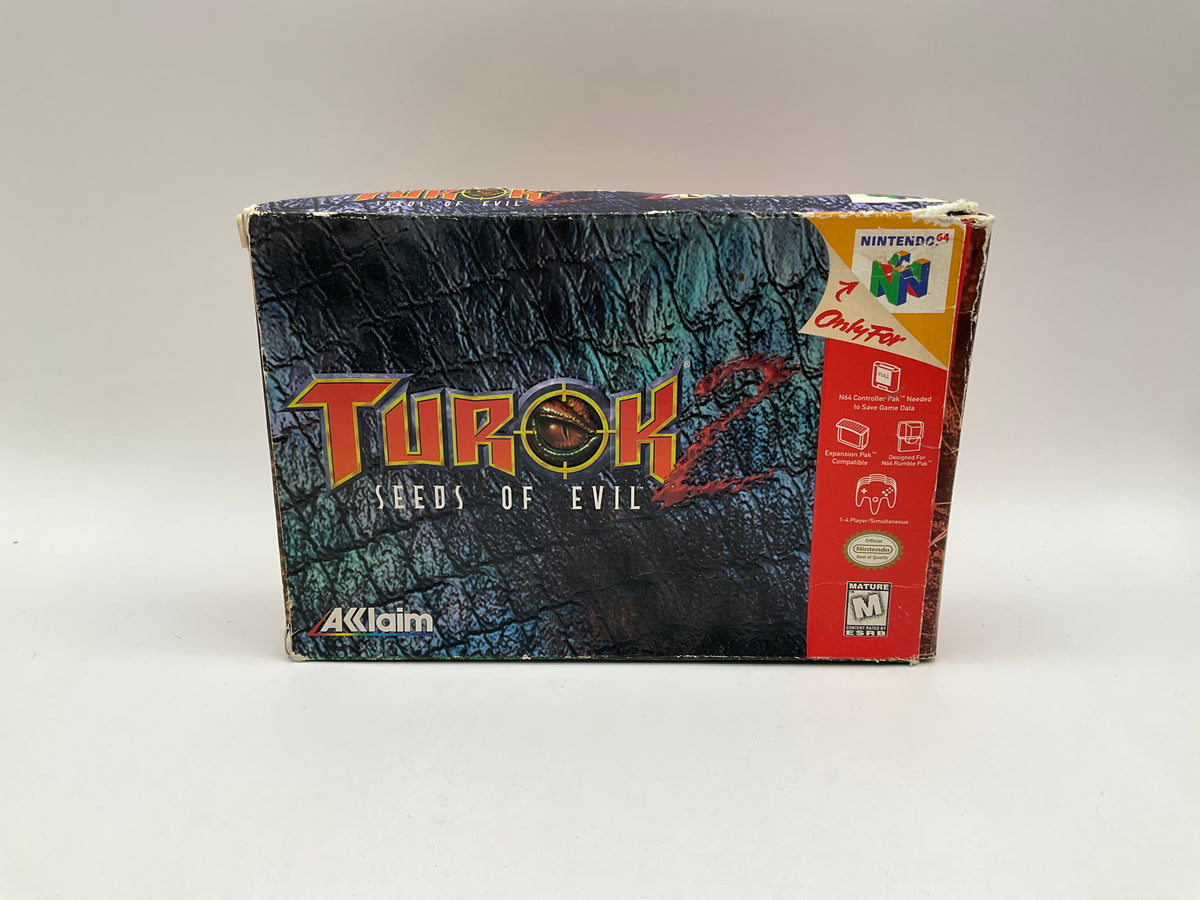 Turok 2 Seeds of Evil Nintendo 64 CIB