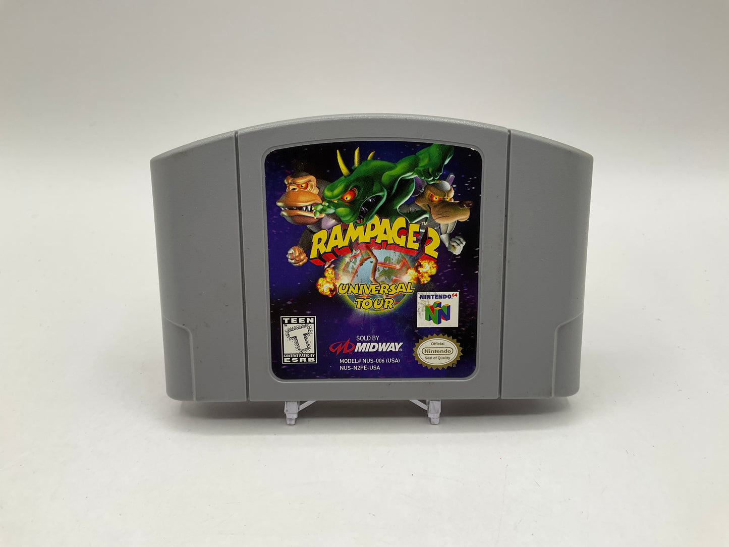 Rampage 2 Universal Tour Nintendo 64 Loose
