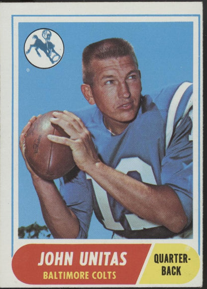 John Unitas 1968 Topps #100 Baltimore Colts VG