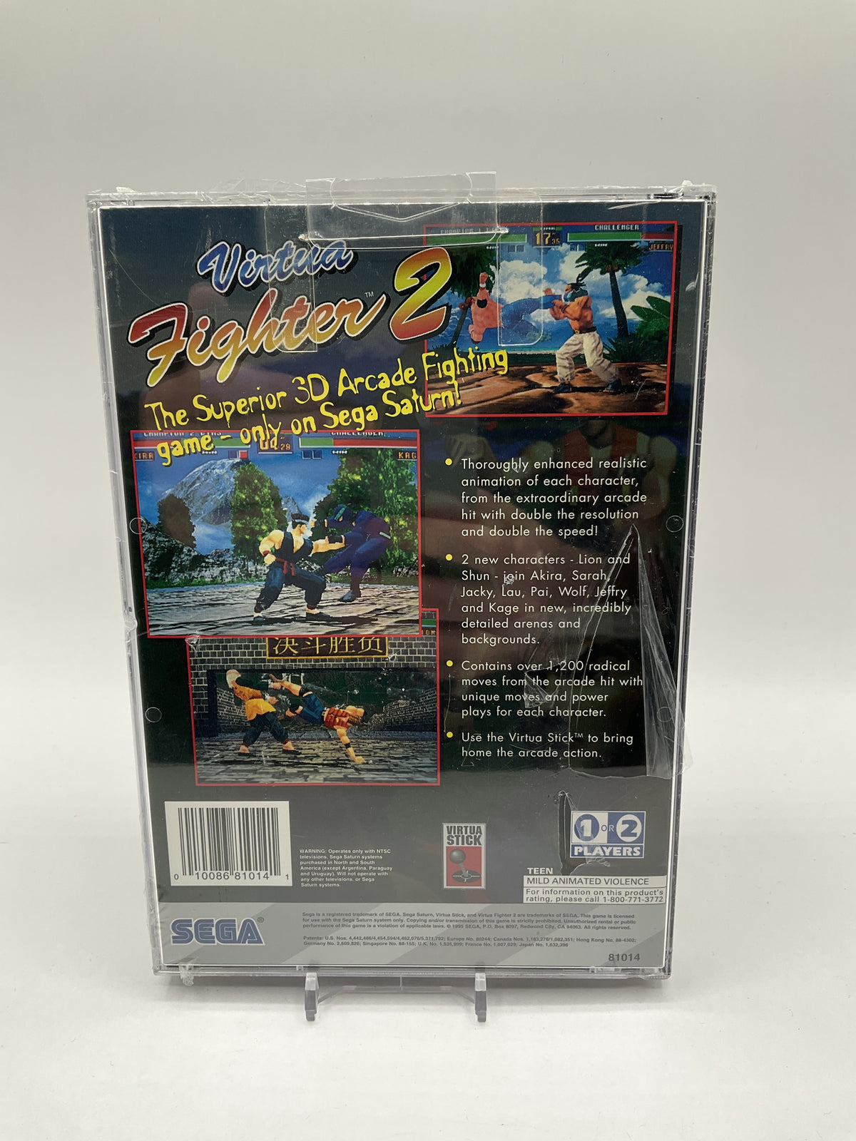 Virtua Fighter 2 Sega Saturn Sealed #2
