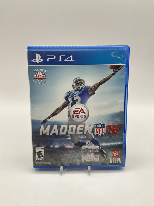 Madden NFL 16 Playstation 4 Used