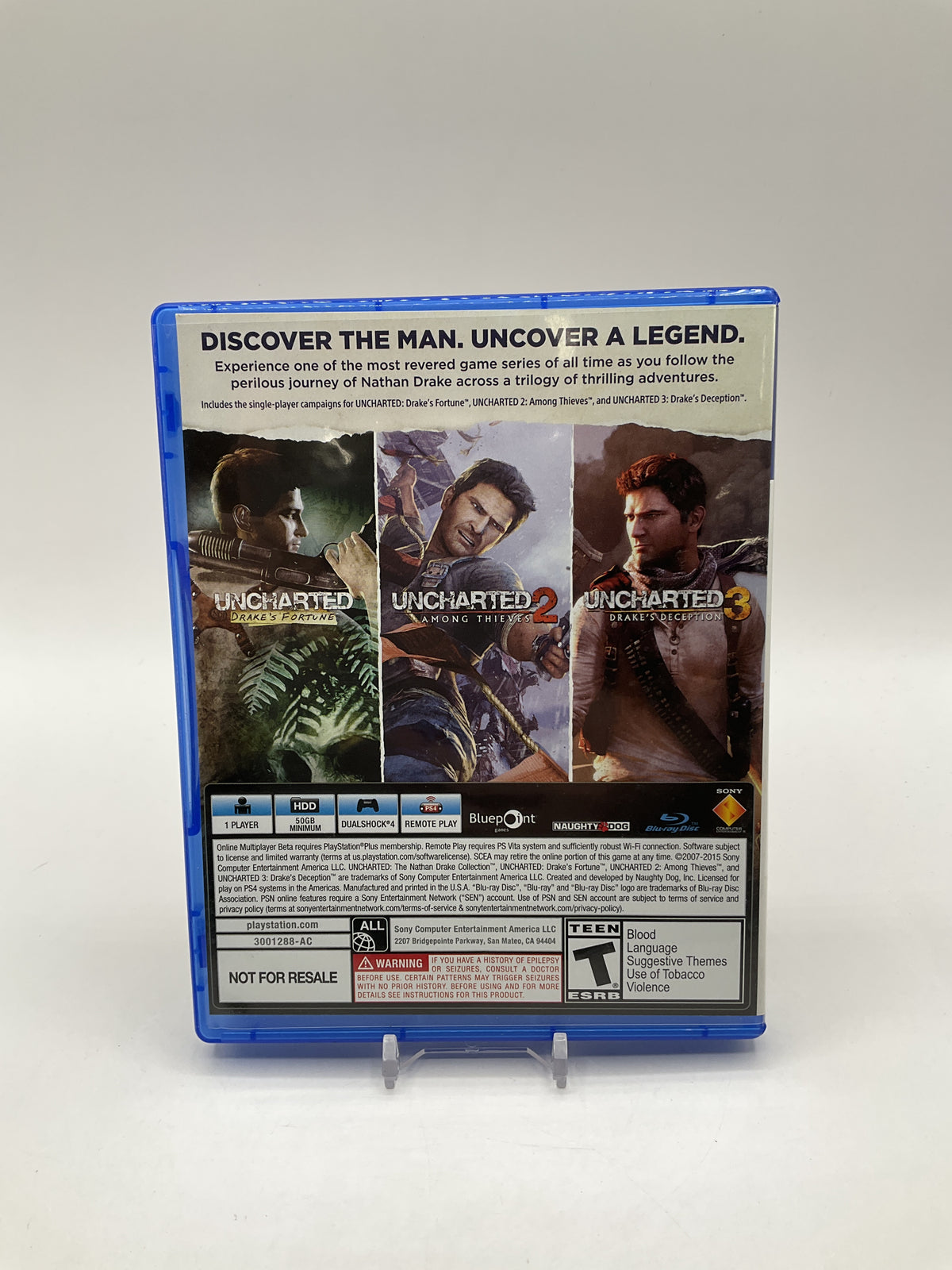 Uncharted The Nathan Drake Collection Playstation 4 Used