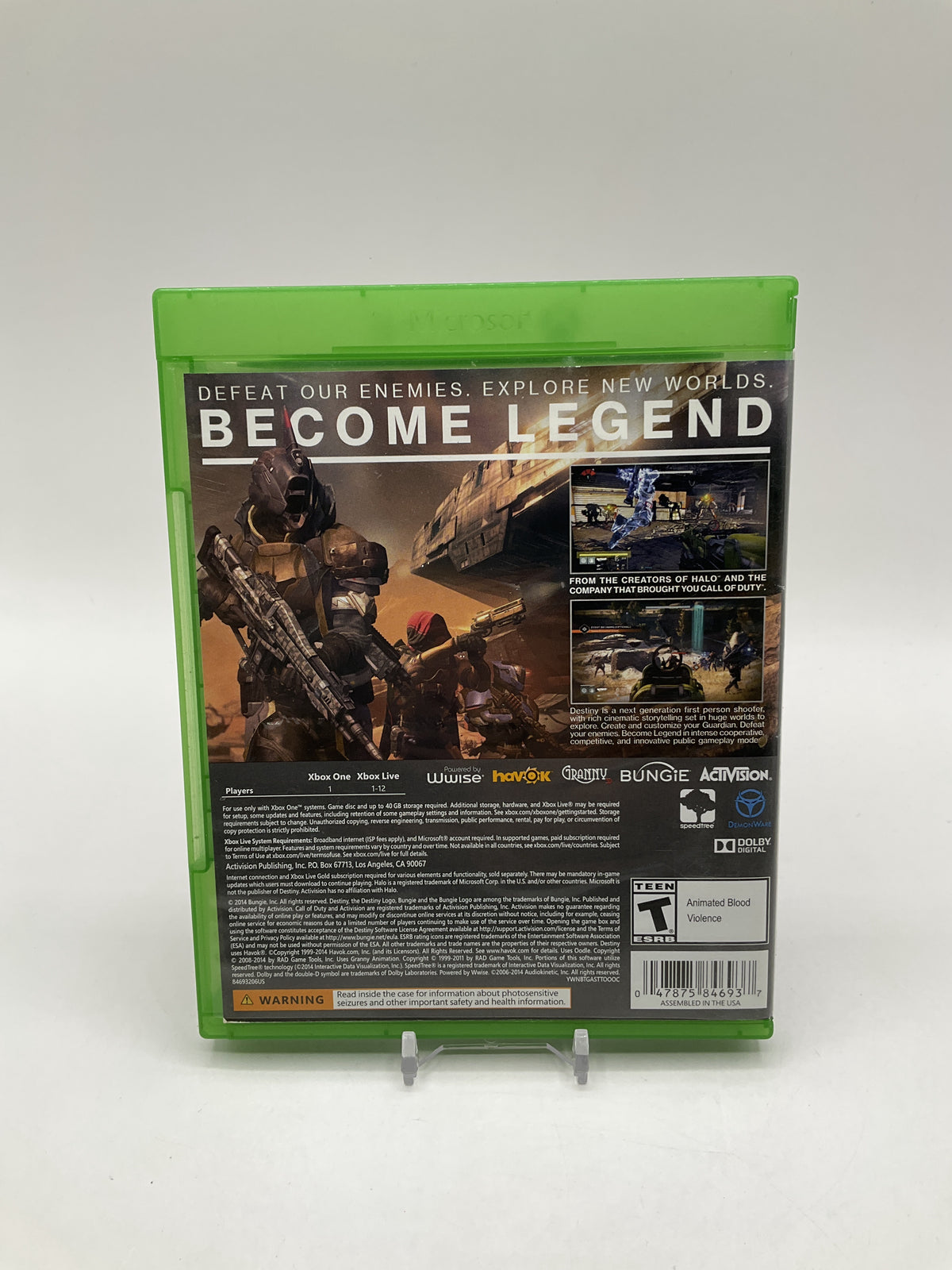 Destiny Xbox One Used