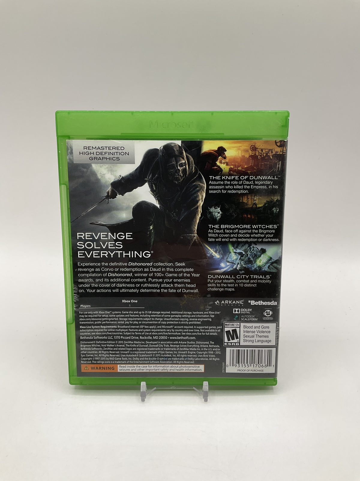 Dishonored [Definitive Edition] Xbox One Used