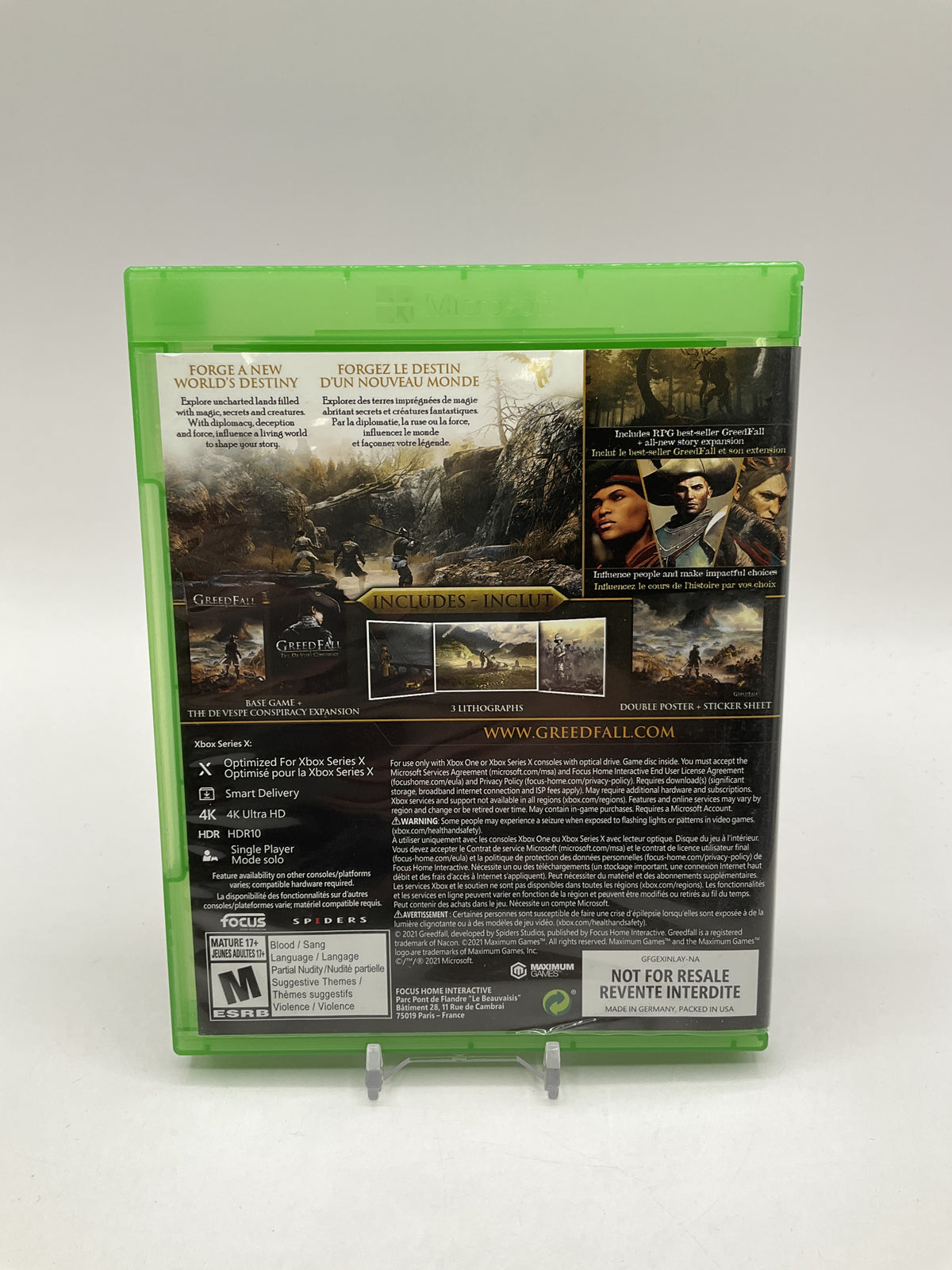 GreedFall: Gold Edition Xbox Series X Used