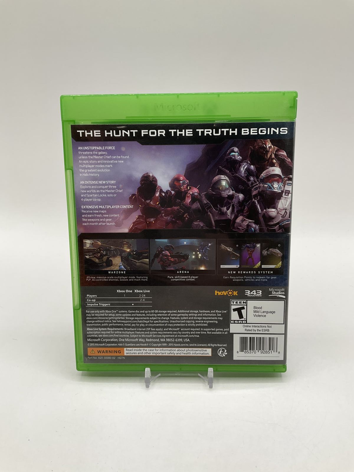 Halo 5 Guardians Xbox One Used
