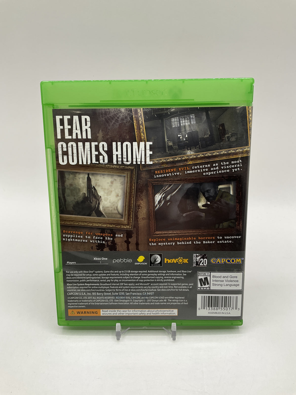 Resident Evil 7 Biohazard Xbox One Used