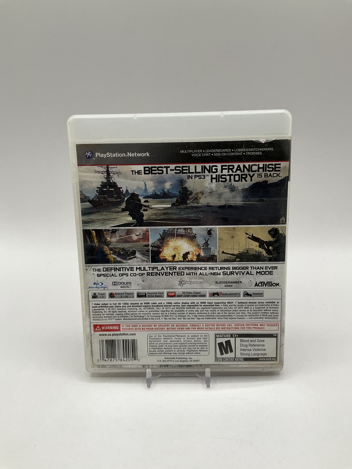 Call of Duty Modern Warfare 3 Playstation 3 Used #3