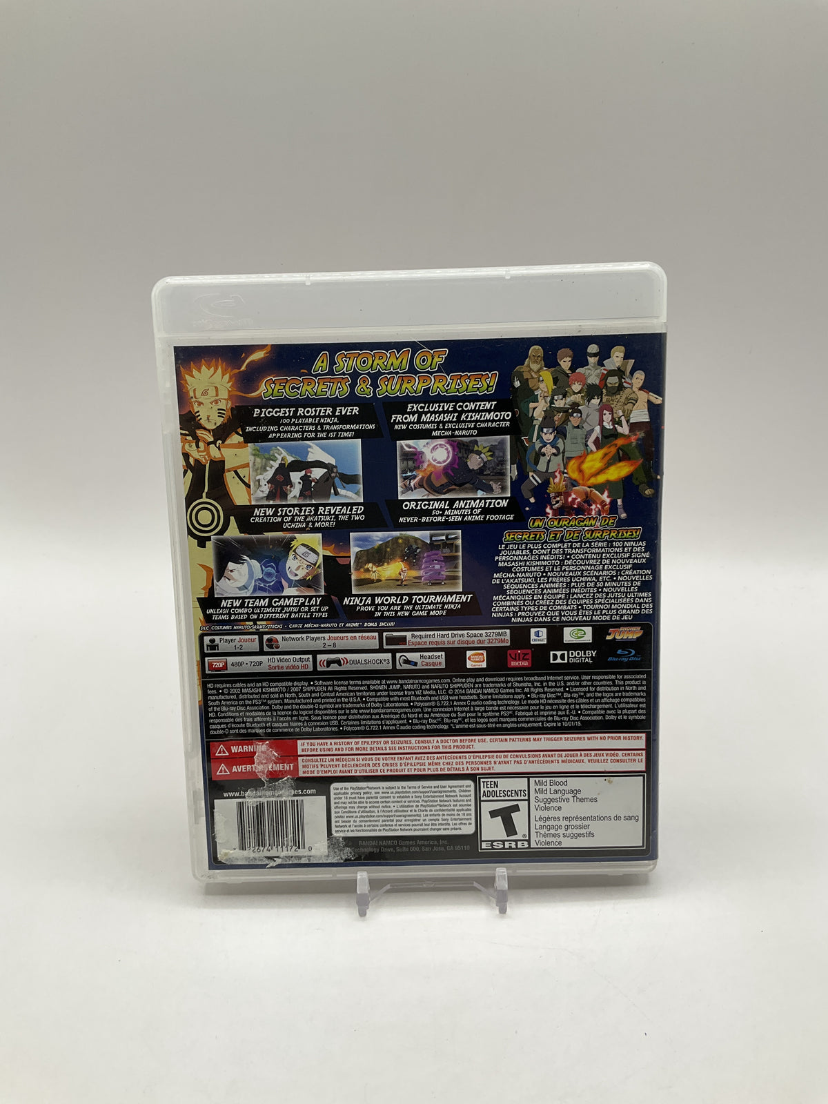 Naruto Shippuden Ultimate Ninja Storm Revolution Playstation 3 Used