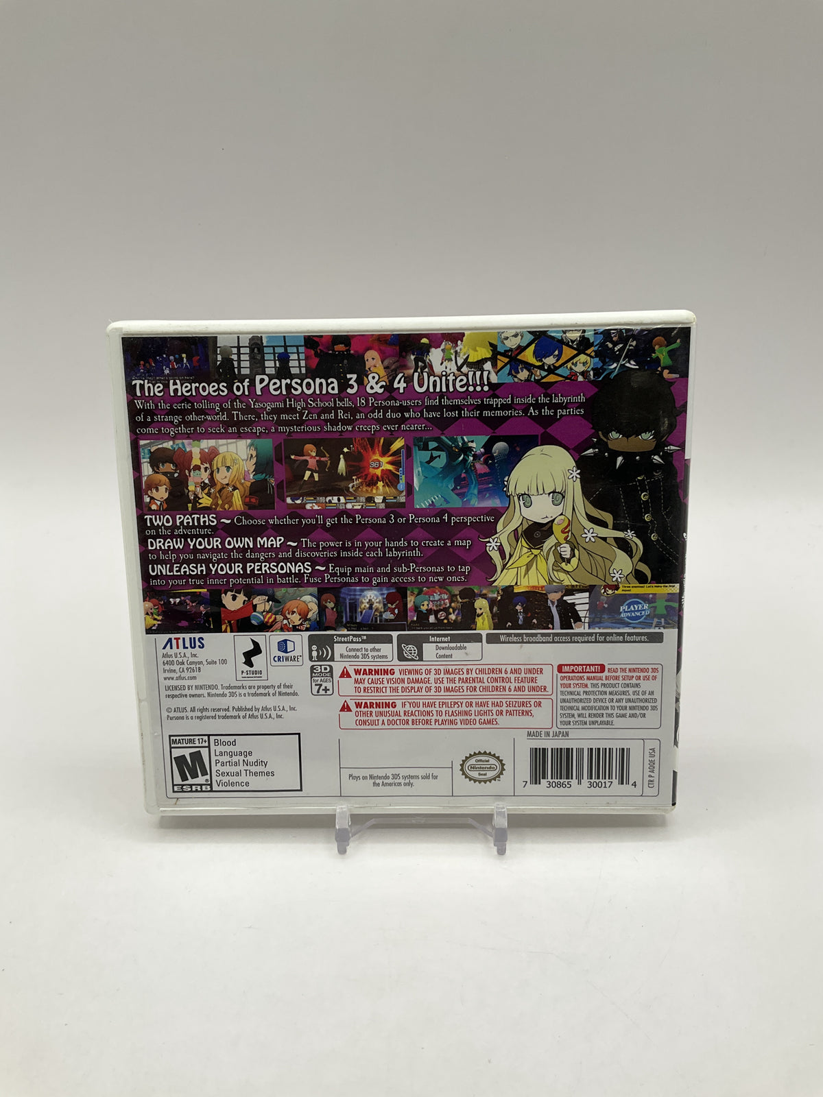 Persona Q: Shadow of the Labyrinth Nintendo 3DS Used
