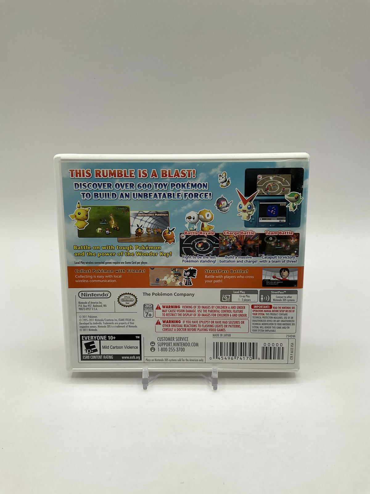 Pokemon Rumble Blast Nintendo 3DS Used
