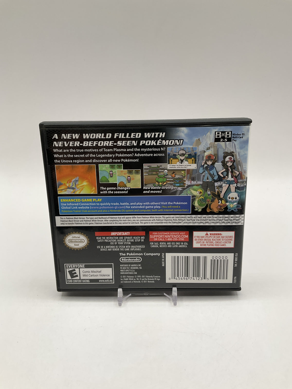 Pokemon Black Nintendo DS Used