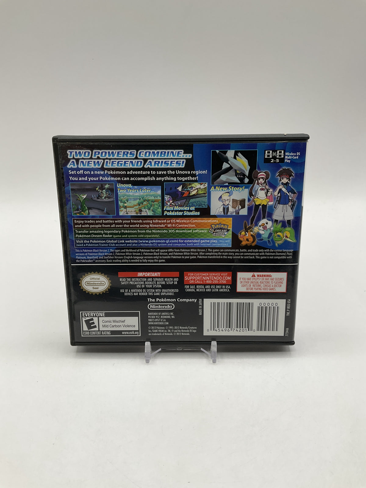Pokemon Black Version 2 Nintendo DS Used