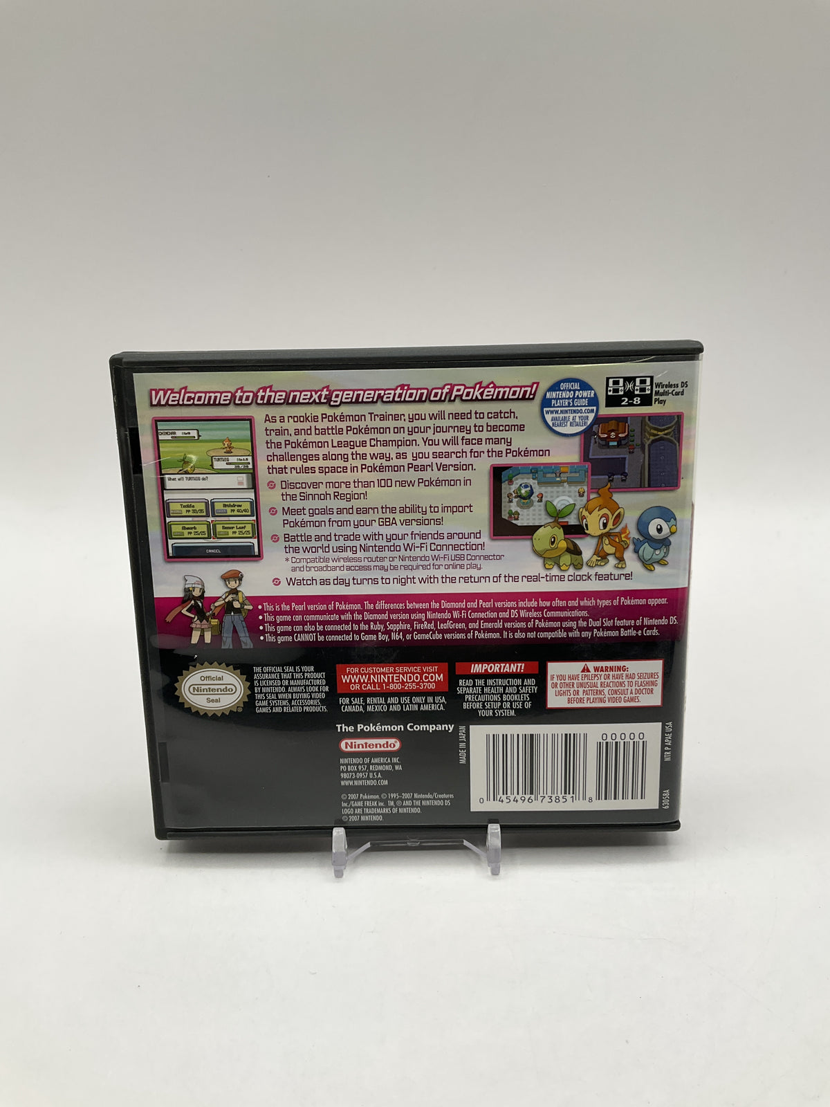Pokemon Pearl Nintendo DS Used