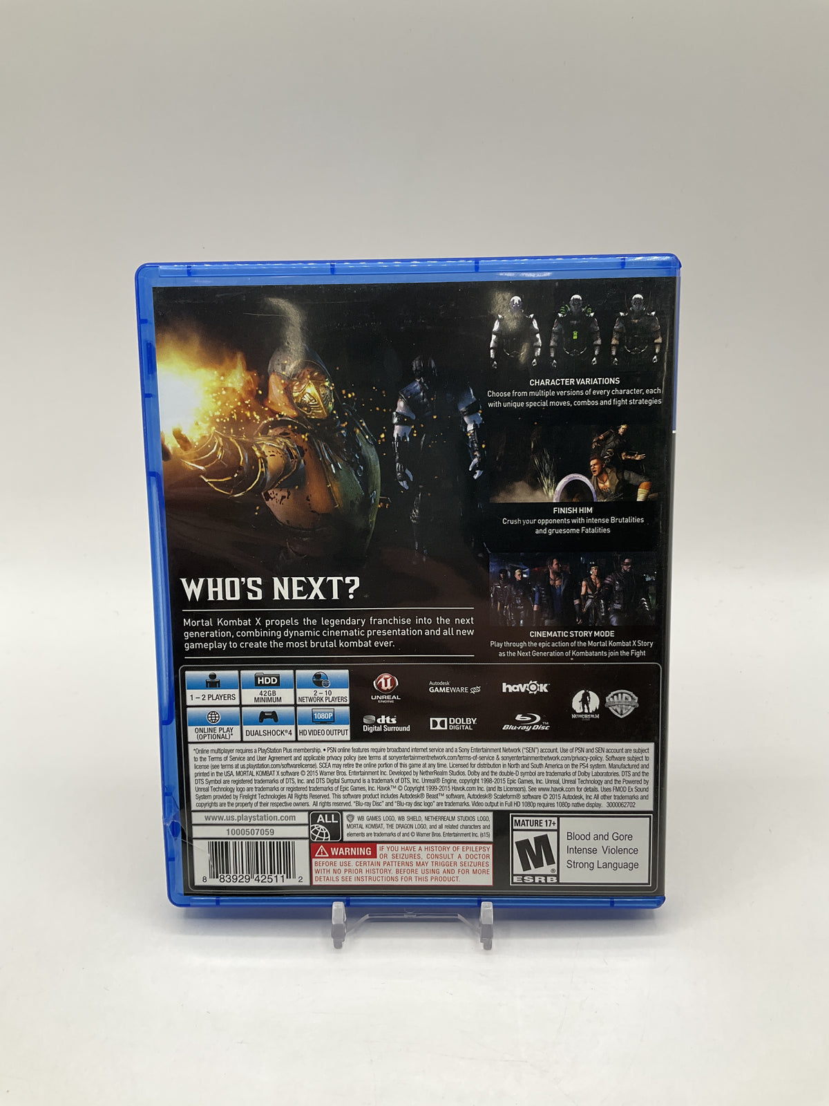 Mortal Kombat X Playstation 4 Used #2