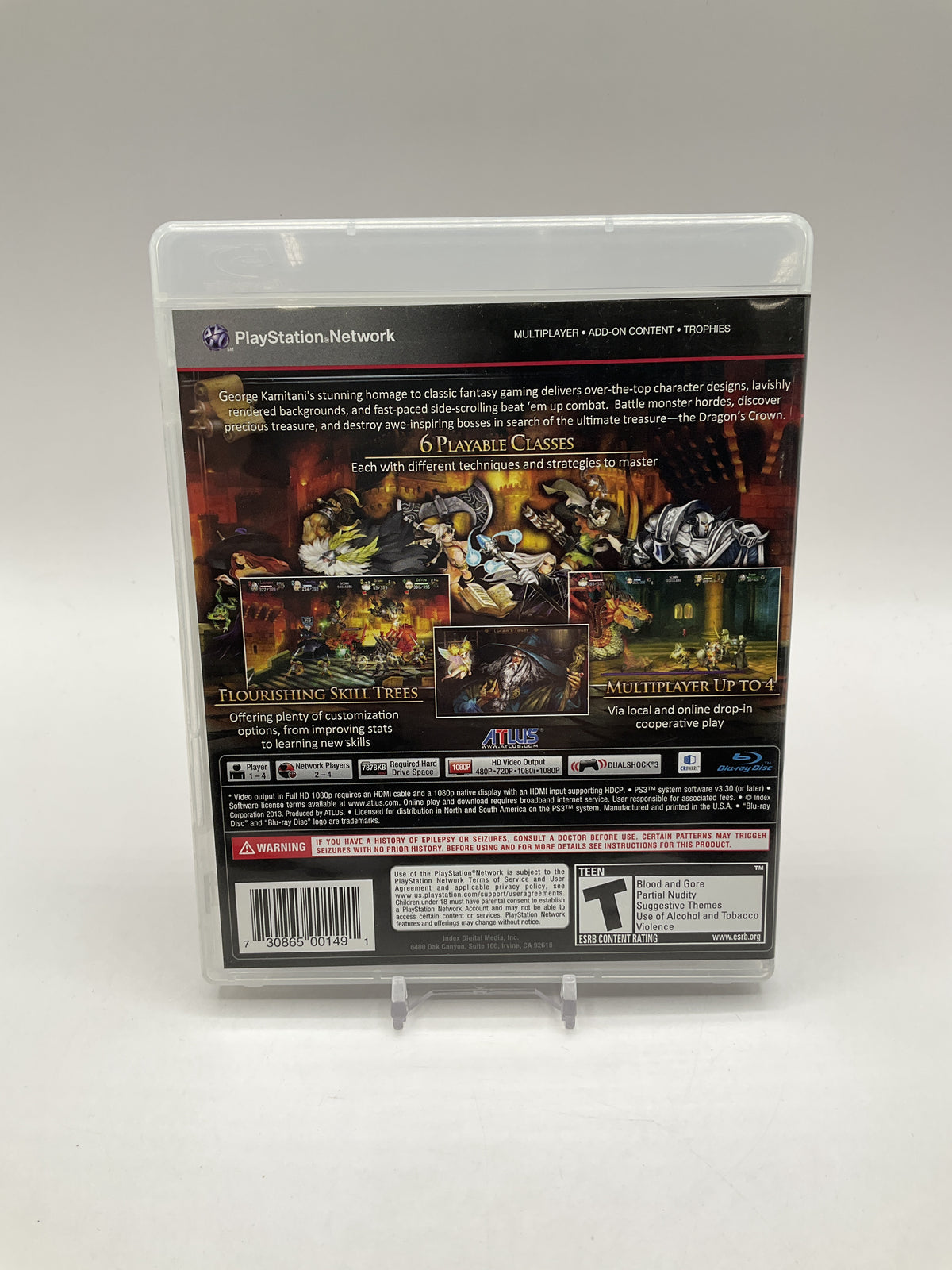 Dragon's Crown Playstation 3 Used