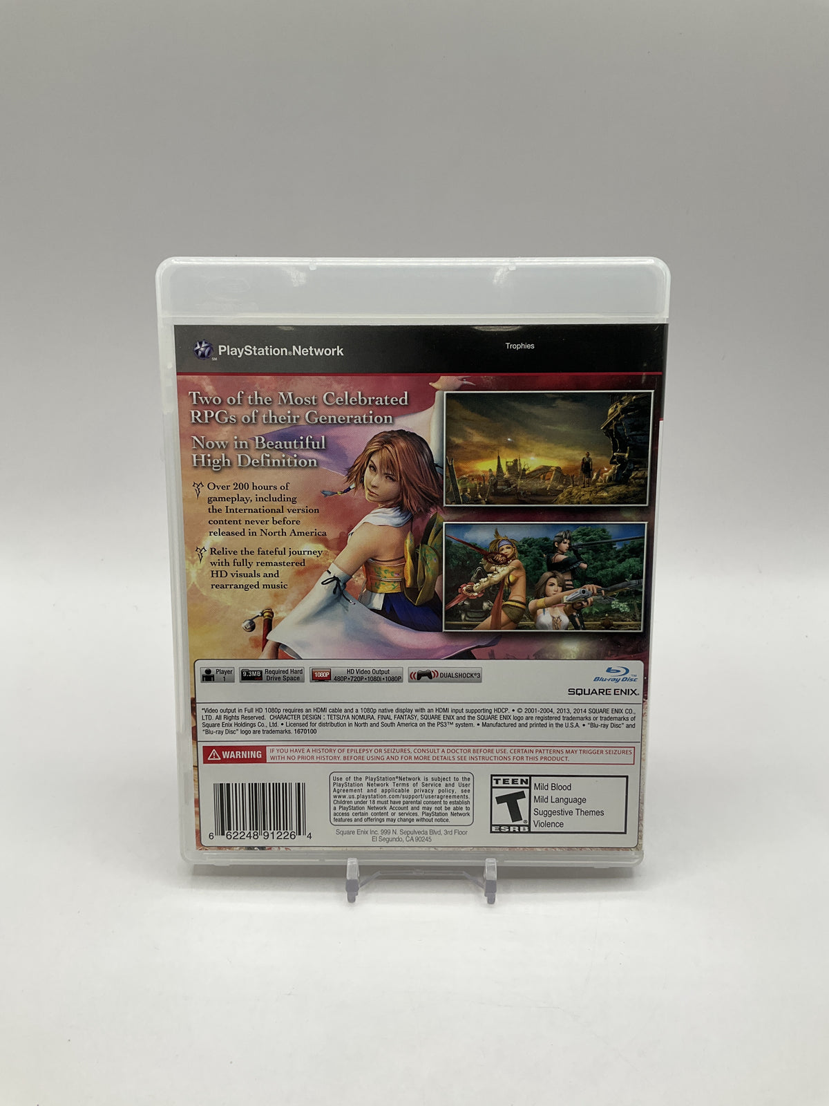 Final Fantasy X X-2 HD Remaster Playstation 3 Used