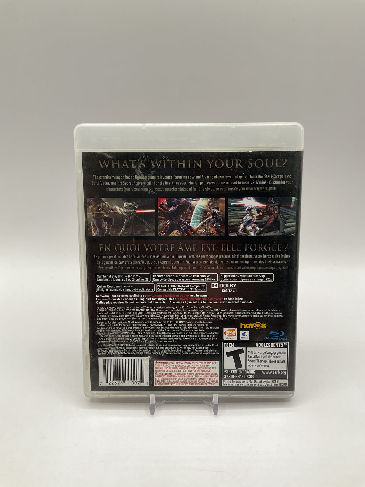 Soul Calibur IV Playstation 3 Used