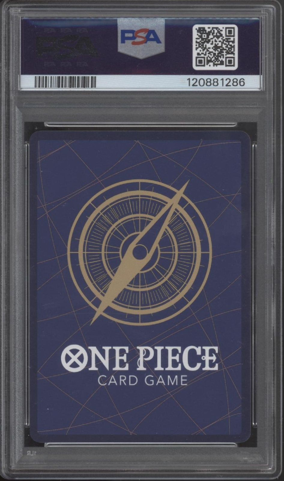 Monkey D Luffy One Piece Card OP11 Manga Alternate Art #118 PSA 10